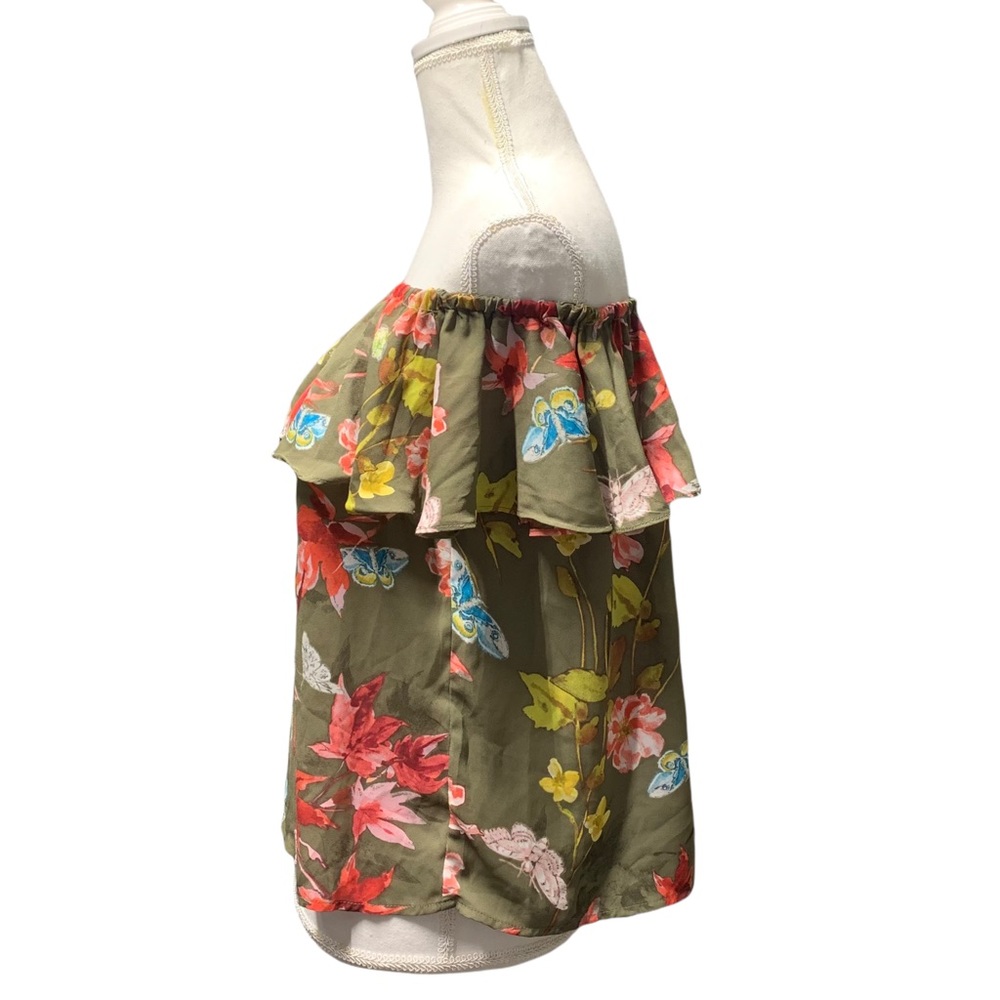 Anthropologie Maeve Vallita Off The Shoulder Floral Top Size S - Picture 9 of 13